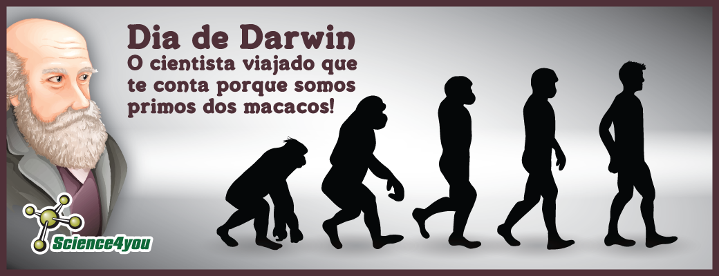 Dia De Darwin - O Cientista Viajado E Os Macacos - Science4you